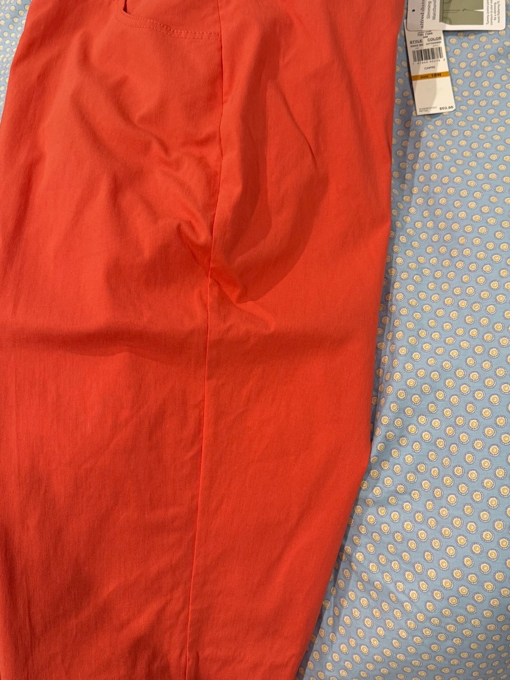 Alfred Dunner Coral Capri Pants